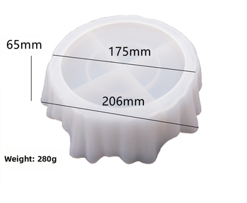 Καλούπι κέικ από σιλικόνη – ακανόνιστο σχήμα, κατάλληλο για ρητίνη εποξεική, κρυστάλλινο καθρέφτη φινίρισμα