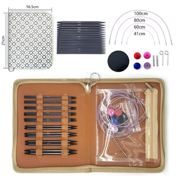 Set odvojivih kružnih igala za pletenje, 9 kom