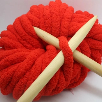 Chenille Thick Ice Thread – Maisījums, Semi-Worsted, Hank diegs dvieļiem