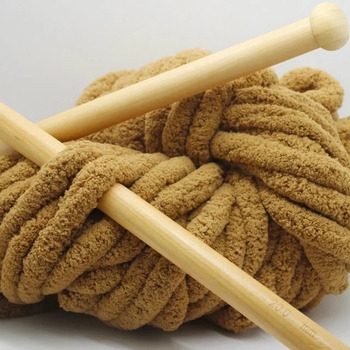 Chenille Thick Ice Thread – Maisījums, Semi-Worsted, Hank diegs dvieļiem