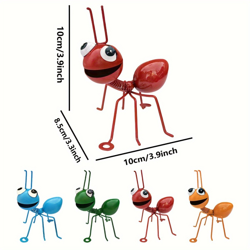 Vasból készült hangyafalidísz — pasztorális stílusú fémművesség otthonra, kertbe és irodába