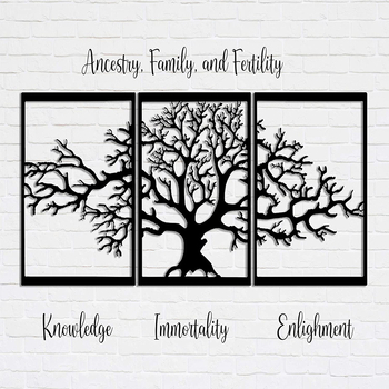 Μεταλλικό Διακοσμητικό Τοίχου Δέντρο της Ζωής – Bettel, Σιδερένιο Κρεμαστό Διακόσμητικό για Οικιακή Διακόσμηση, Ποιμενικό Στυλ