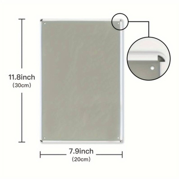 Μεταλλικό σήμα – σίδηρος, μάρκα Julong, διακόσμηση τοίχου με κεκλιμένο παράθυρο για οικία και γραφείο, συσκευασία φυσαλίδων