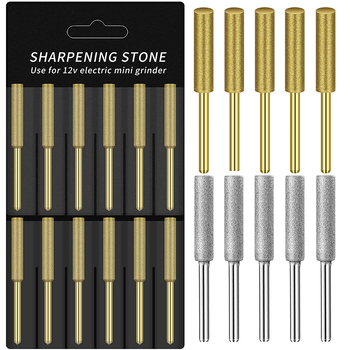 Kāta zāģa ķēdes slīpēšanas galva, diamanta abrazīvs, modeļi 4.0/4.8/5.5, piemērots ķēdes asināšanai