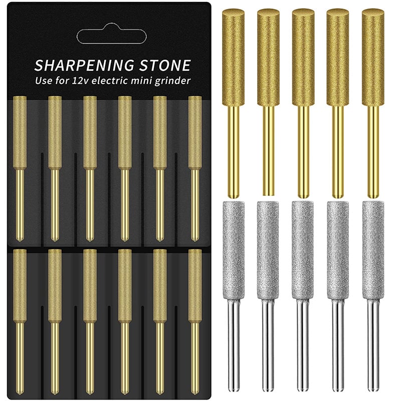 Kāta zāģa ķēdes slīpēšanas galva, diamanta abrazīvs, modeļi 4.0/4.8/5.5, piemērots ķēdes asināšanai