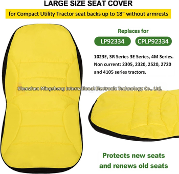 LP95233 Μαξιλάρι καθίσματος και πλάτης για John Deere συμπαγές πολυλειτουργικό τρακτέρ