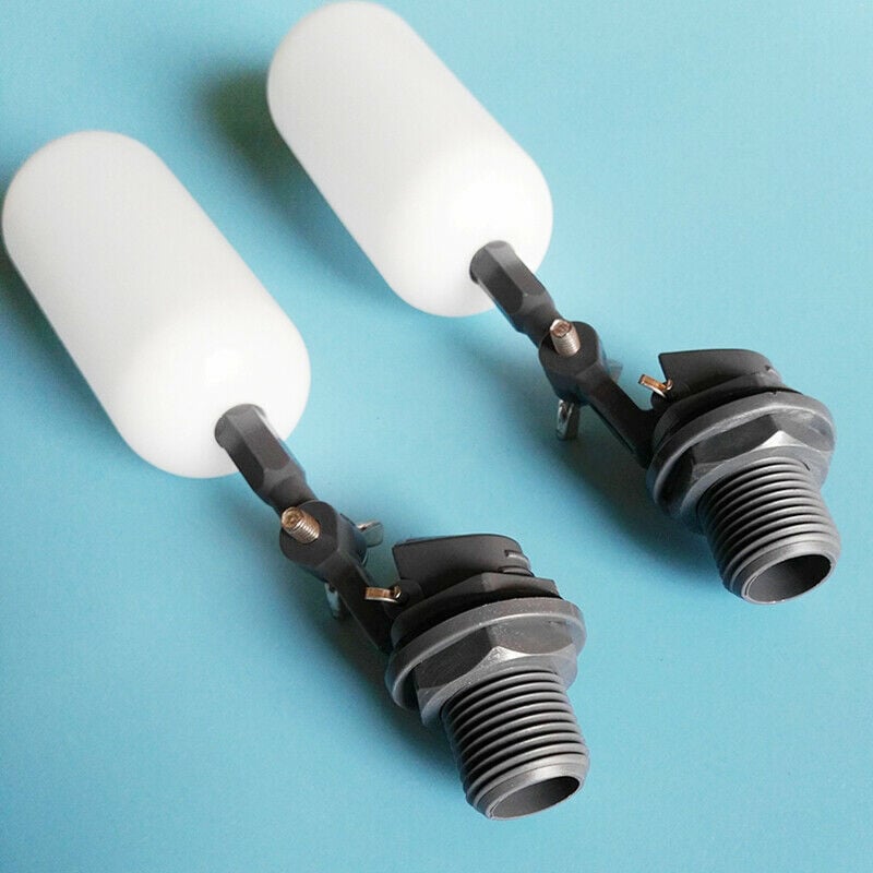 Kuglični plovajući ventil s 4‑točkovnim sučeljem, mini plastični, za automatsko dopunjavanje vode u ovlaživaču (S0051); pogon: tlak vode; marka: Conghui; medium: voda; oblik: kugla