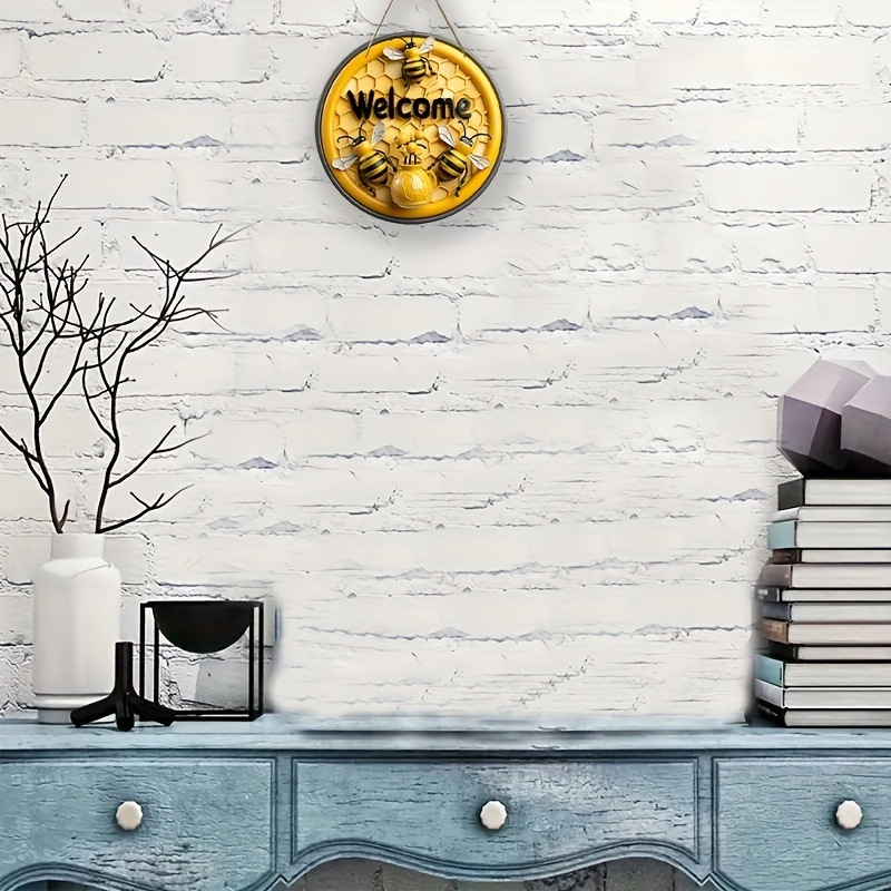 Ξύλινο σήμα τοίχου με μέλισσα — διακόσμηση τοίχου, UV επεξεργασία, OEM, ημιχειροκίνητη/ημι-μηχανοποιημένη παραγωγή, προσαρμογή