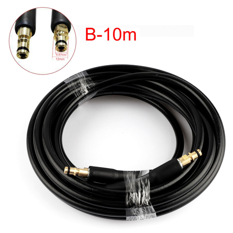 Σωληνας υψηλής πίεσης για πλυντήριο, καουτσούκ, εσωτερική διάμετρος 6 mm, εξωτερική διάμετρος 9 mm, μήκος 6–20 m, μέγιστη θερμοκρασία 80°C