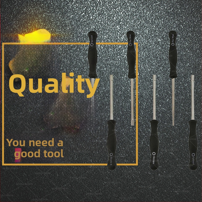 Εργαλείο ρύθμισης καρμπυρατέρ για αλυσοπρίονα και χλοοκοπτικές μηχανές – LISM, μονωμένο, νικελ-χρώμιο ανοξείδωτος χάλυβας, 10 τύποι κεφαλών