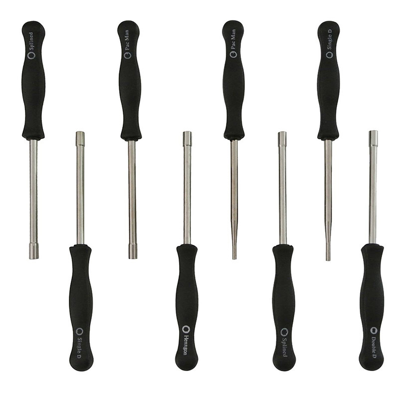 Εργαλείο ρύθμισης καρμπυρατέρ για αλυσοπρίονα και χλοοκοπτικές μηχανές – LISM, μονωμένο, νικελ-χρώμιο ανοξείδωτος χάλυβας, 10 τύποι κεφαλών