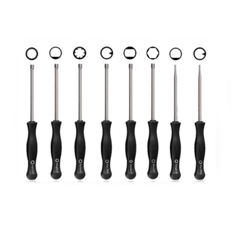 Εργαλείο ρύθμισης καρμπυρατέρ για αλυσοπρίονα και χλοοκοπτικές μηχανές – LISM, μονωμένο, νικελ-χρώμιο ανοξείδωτος χάλυβας, 10 τύποι κεφαλών