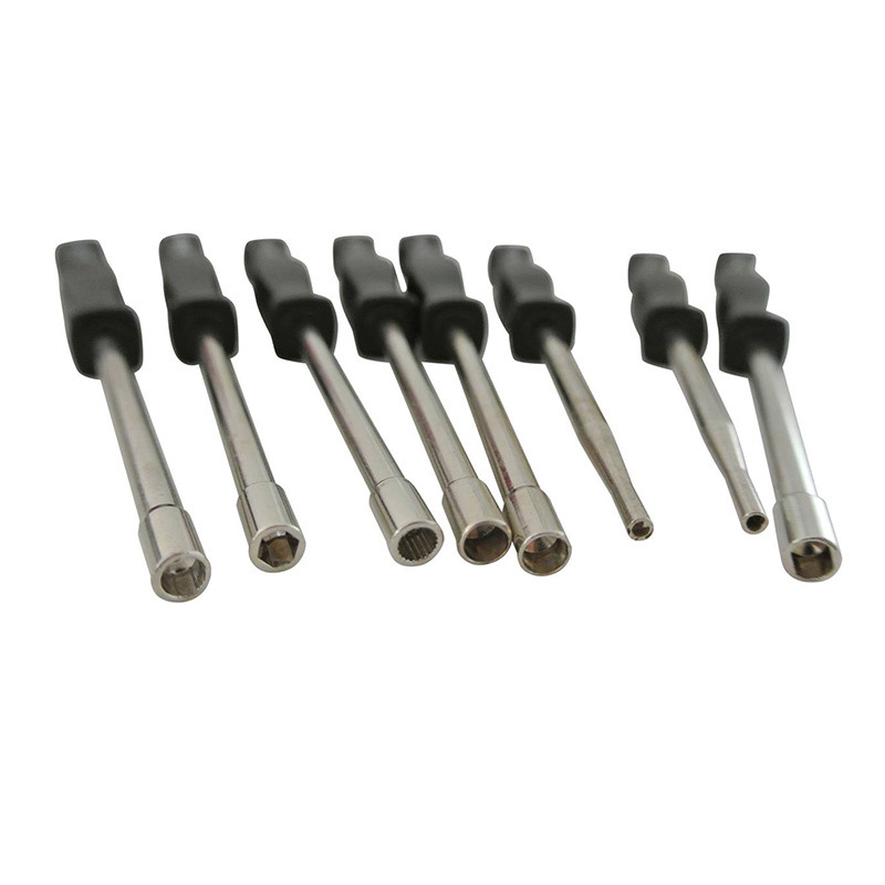 Εργαλείο ρύθμισης καρμπυρατέρ για αλυσοπρίονα και χλοοκοπτικές μηχανές – LISM, μονωμένο, νικελ-χρώμιο ανοξείδωτος χάλυβας, 10 τύποι κεφαλών