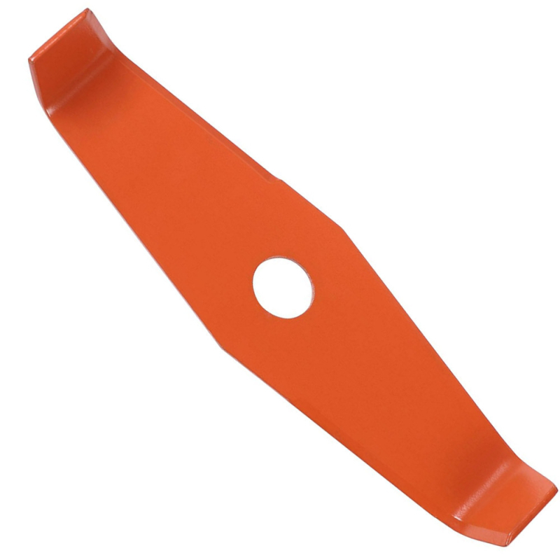 Тежък нож за триммер с извит дизайн и удебелен ръб, устойчив на камъни, универсален за градина и трудни терени