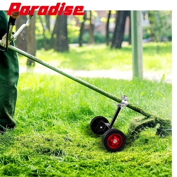 Paradise Roată auxiliară pentru mașina de tuns iarba cu atașare laterală de tip rucsac, carcasă din plastic, personalizare disponibilă, accesorii pentru ferăstrău și unelte de tăiere, greutate 1,2 kg