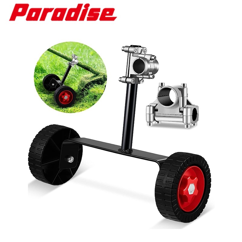 Paradise Roată auxiliară pentru mașina de tuns iarba cu atașare laterală de tip rucsac, carcasă din plastic, personalizare disponibilă, accesorii pentru ferăstrău și unelte de tăiere, greutate 1,2 kg