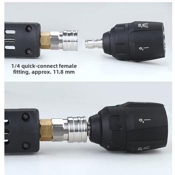 Ruiran plastmasas 140 g, 5-in-1 ventilatora uzgalis augstas spiediena auto mazgāšanai ar ātro pieslēgvumu 1/4