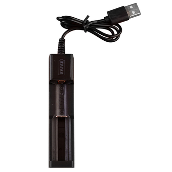 Renlong Electronics USB зарядно за литиеви батерии 18650/14500, едно гнездо, 4.2V 1A, CE сертифицирано