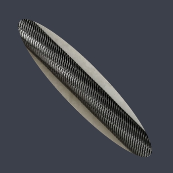 Файл за верижна резачка, кръгъл, 200 мм дължина, сплав, двойни фини зъби