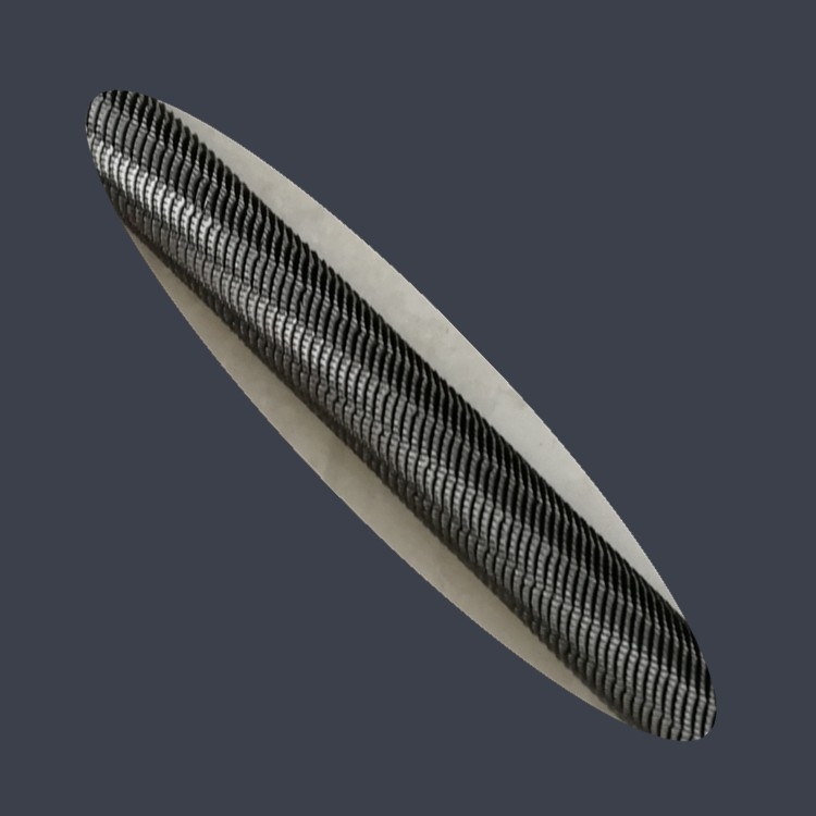 Файл за верижна резачка, кръгъл, 200 мм дължина, сплав, двойни фини зъби