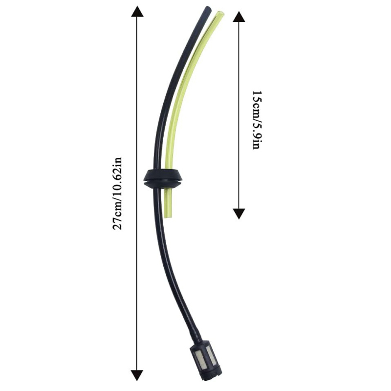 Üzemanyagcső készlet fűnyíróhoz és sövényvágóhoz – univerzális kompatibilitás a 139/GX35/TU43, GX31, GX22 modellekkel; tartalmaz üzemanyagcsövet, üzemanyag-szűrőt, pumpát.