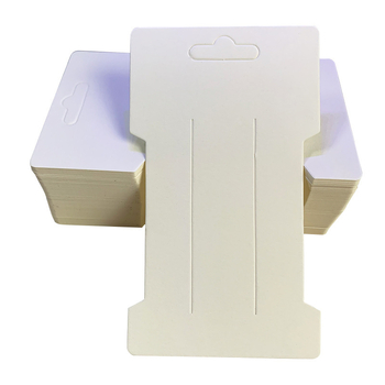 Kraft popieriaus etiketės kortelė bižuterių pakuotei, spalvotu offset spausdinimu, pritaikoma, prekinis ženklas Hundred Canal