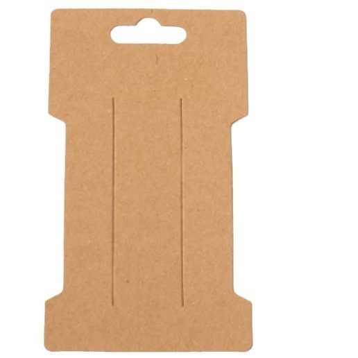 Kraft popieriaus etiketės kortelė bižuterių pakuotei, spalvotu offset spausdinimu, pritaikoma, prekinis ženklas Hundred Canal