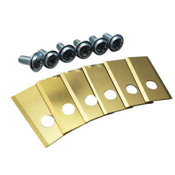 Rozsdamentes acél 420J2 gyepnyíró penge, Frontier, egylyukas rögzítés WORX gépekhez