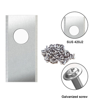 Rozsdamentes acél 420J2 gyepnyíró penge, Frontier, egylyukas rögzítés WORX gépekhez