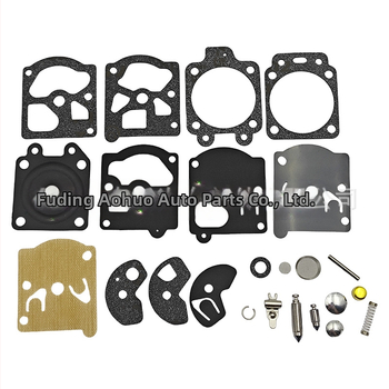 Aohe Walbro-suderinamas K10-WAT mechaninis karburatoriaus remonto rinkinys, diafragmų ir tarpiklių rinkinys, 24 vnt