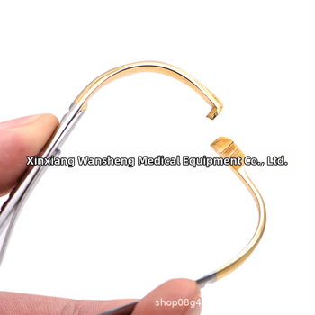 Prindător de ace dentar, tip end, oțel inoxidabil, pentru adulți, set de 100 buc.