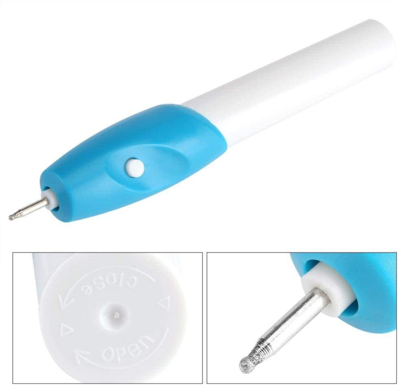 Elektrinė graviravimo plunksna (Prekės ženklas: Dark ancient blue; Serija: Engraving pen)