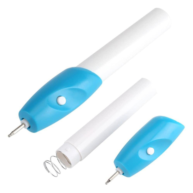 DIY elektroninis graviravimo rašiklis – įrankio plieno ašmenys; ašmenų keitimas rankenėle; DIY graviravimui (1 vnt.; įrankio plieno ašmenys)