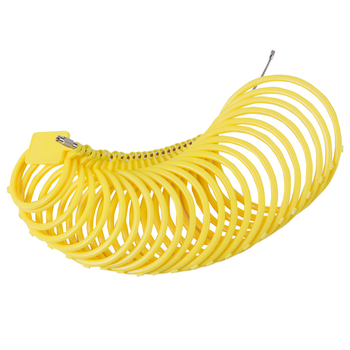 Пластмасов измервател за гривни – измерва диаметъра на китката, диапазон 1–23