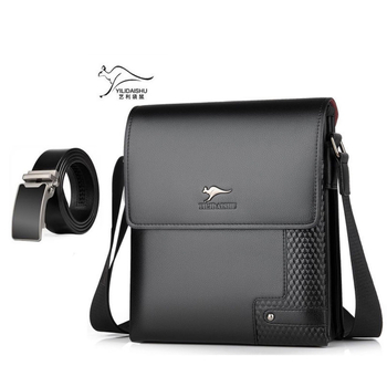 Férfiaknak szánt valódi tehénbőrből készült válltáska (tehénbőr; Crossbody; mindennapi)