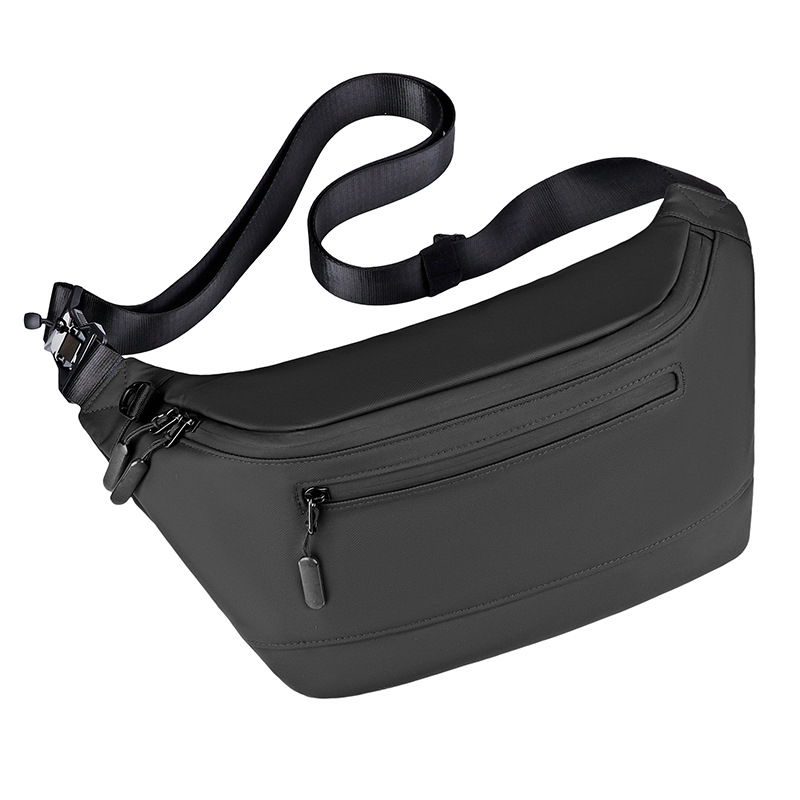 Férfi messenger táska PU bőrből, vízálló, belső cipzáras zsebbel, üzleti utazások stílusa, modell 202308