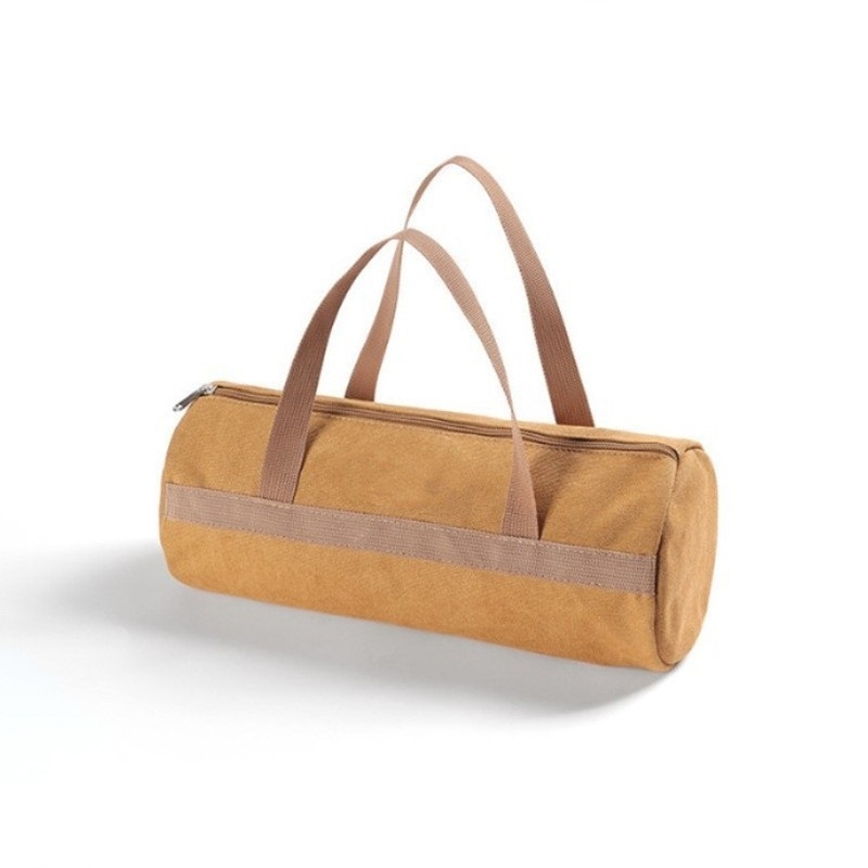 Cilindrikus vászon tároló táska – sokoldalú utazáshoz
