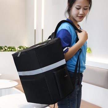 Oxfordo audinio izoliuotas pristatymo krepšys, nešiojamas dizainas su sluoksniuotais skyriaus, talpa 5000