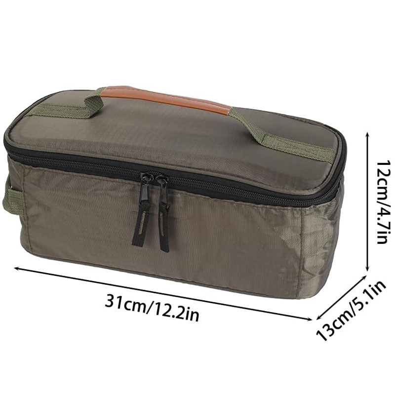 DW Kemping konyhai eszközök tároló táska - hordozható, vízálló, 210D kockás anyag, modell 0705003