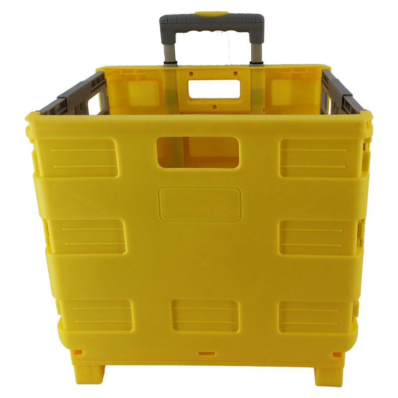 Αναδιπλούμενο καρότσι αποθήκευσης για αγορές — PP+ABS+PVC, μέγιστο φορτίο 25 κιλά, φορητό και κινητό, στυλ κορεατικού ύφους, μάρκα Bell can