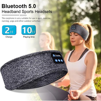 Bluetooth спортна лента за глава с безжични 3D стерео слушалки за бягане, фитнес и каране