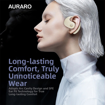 Air conduction Neckband слушалки с шумопотискане, 8+ часа автономия, Bluetooth 5.0, обхват 10 м, IPX5 водо- и прахоустойчиви