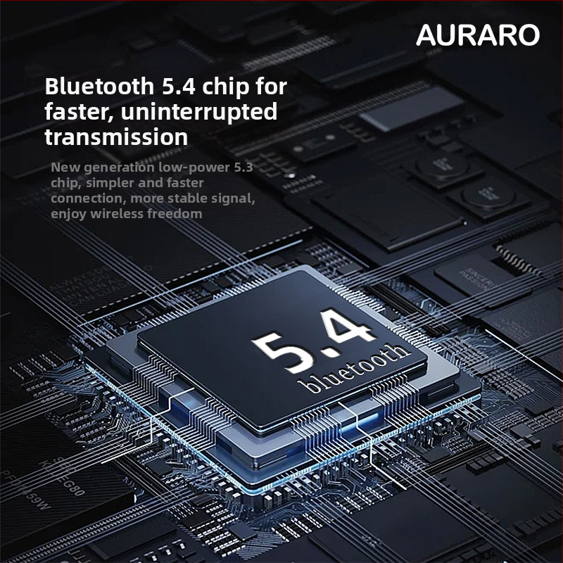 Slúchadlá s vedením vzduchu na šnúrke, potlačenie šumu, 8+ hodín výdrže, Bluetooth 5.0, dosah 10 m, IPX5 odolné voči vode