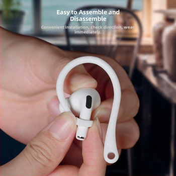 AirPods Pro silikona ausu āķis – universāls Apple Bluetooth ausīm 2. un 3. paaudze, pret zudumu, sporta stils (Zīmols: Other; Materiāls: Other; Stils: Fashion)