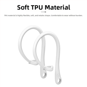 AirPods Pro silikona ausu āķis – universāls Apple Bluetooth ausīm 2. un 3. paaudze, pret zudumu, sporta stils (Zīmols: Other; Materiāls: Other; Stils: Fashion)