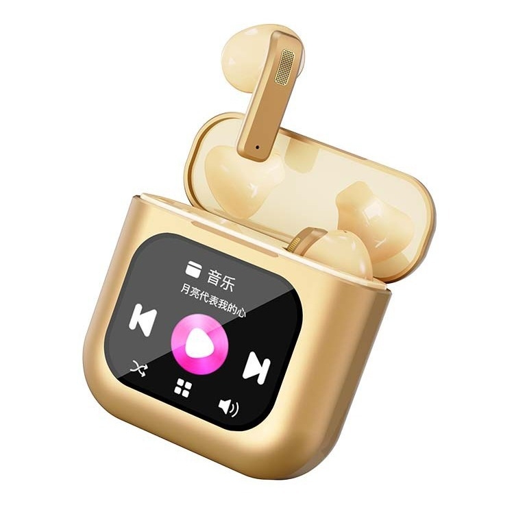 TWS bezvadu sporta austiņas ar skārienvadību, trokšņu slāpēšana, 8 GB iebūvētā MP3 atmiņa, IPX5, Bluetooth 5.4