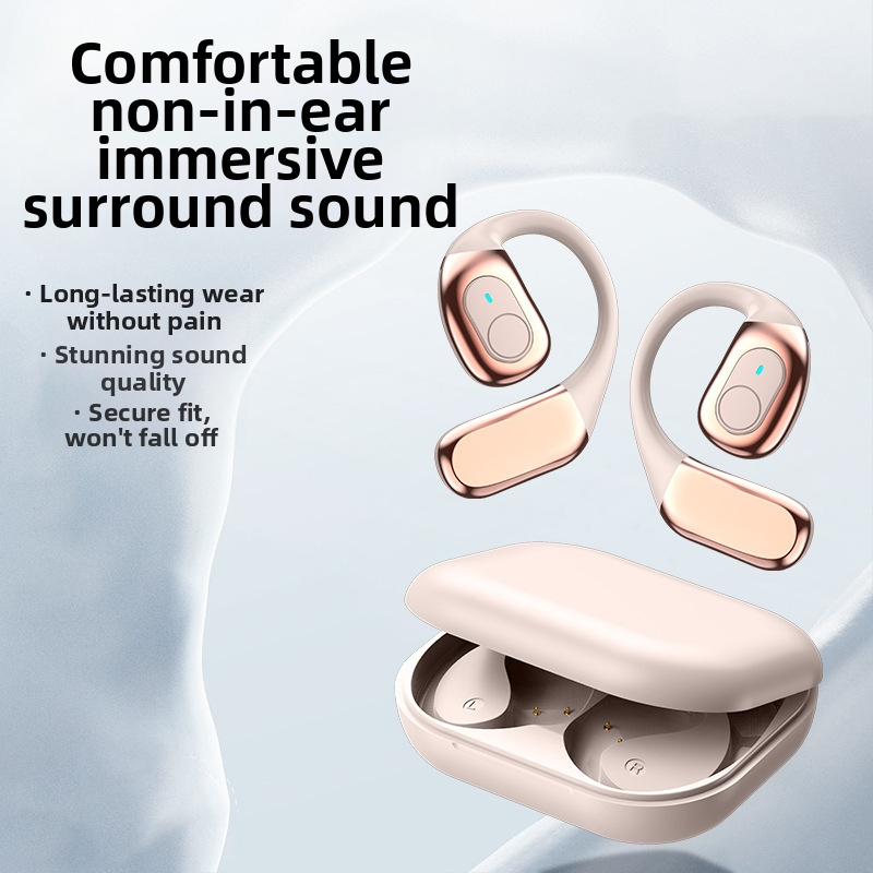 Slúchadlá Bluetooth s kostnou konduktivitou – otvorený dizajn, pre šport, 5.4, IPX5, dosah 10 m, výdrž batérie >8 h