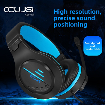 CLS100 kábeles gaming headset, 50 mm meghajtók, 2,2 m kábel, mikrofonnal