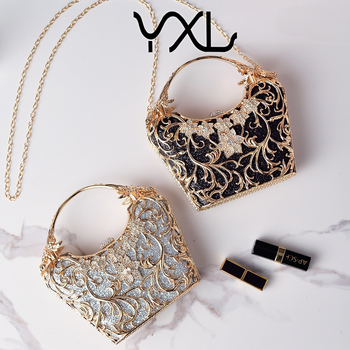 PU anyagú kis négyszögletes vödörtáska zárral és telefontartóval