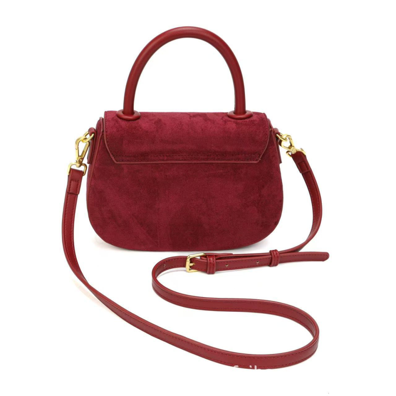 ZATZ sedla torba – PU materijal, jedna naramenica crossbody, gradski minimalistički stil, podstava od velura i PU, unutarnji džep sa zatvaračem
